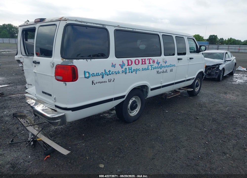 2000 DODGE RAM WAGON 3500 VIN: 2B5WB35Z5YK153487
