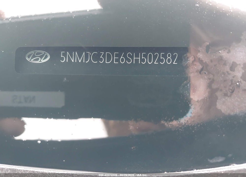 2025 HYUNDAI TUCSON VIN: 5NMJC3DE6SH502582