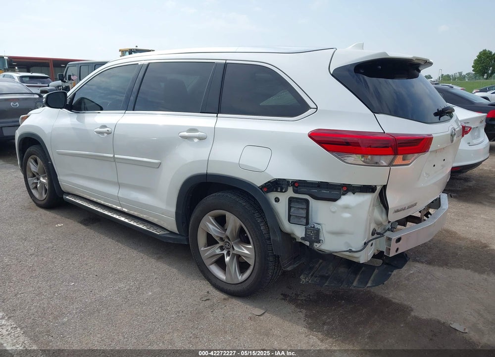 2017 TOYOTA HIGHLANDER LIMITED VIN: 5TDDZRFH9HS389870