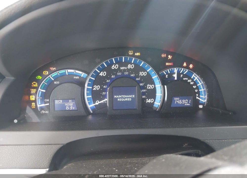 2013 TOYOTA CAMRY HYBRID VIN: 4T1BD1FK8DU086583