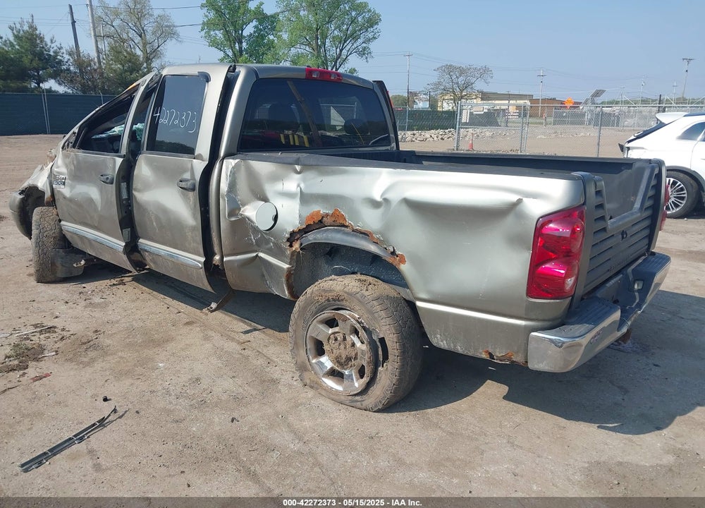 2007 DODGE RAM 2500 LARAMIE VIN: 3D7KS28A27G844001