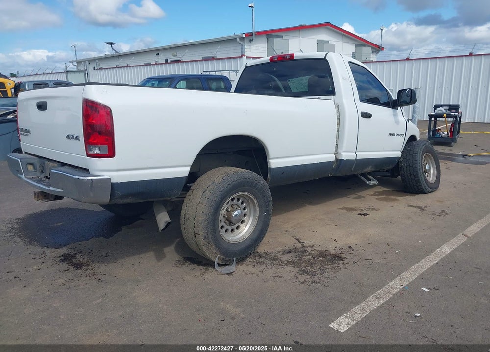 2004 DODGE RAM 2500 ST VIN: 3D7KU26C04G172319