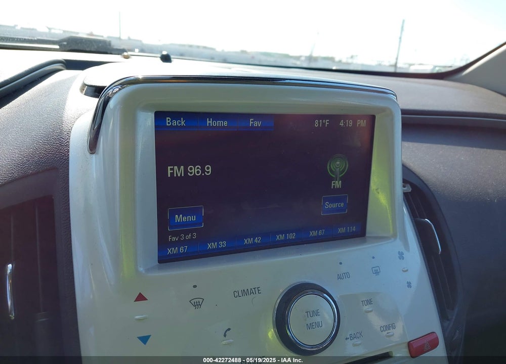 2013 CHEVROLET VOLT VIN: 1G1RE6E44DU141359