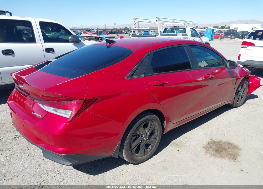 2023 HYUNDAI ELANTRA HYBRID BLUE VIN: KMHLM4AJXPU042660
