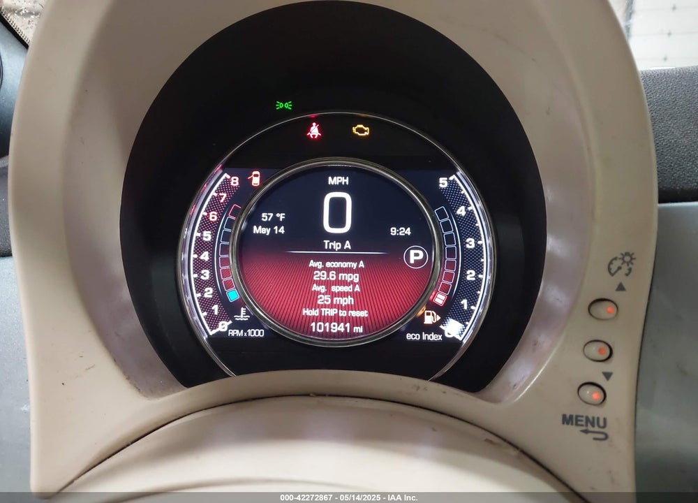 2015 FIAT 500 SPORT VIN: 3C3CFFBR9FT624227