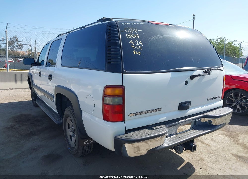 2003 CHEVROLET SUBURBAN 1500 LS VIN: 1GNEC16T43J294285
