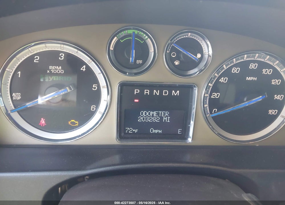 2012 CADILLAC ESCALADE HYBRID PLATINUM VIN: 1GYS3FEJ6CR251197