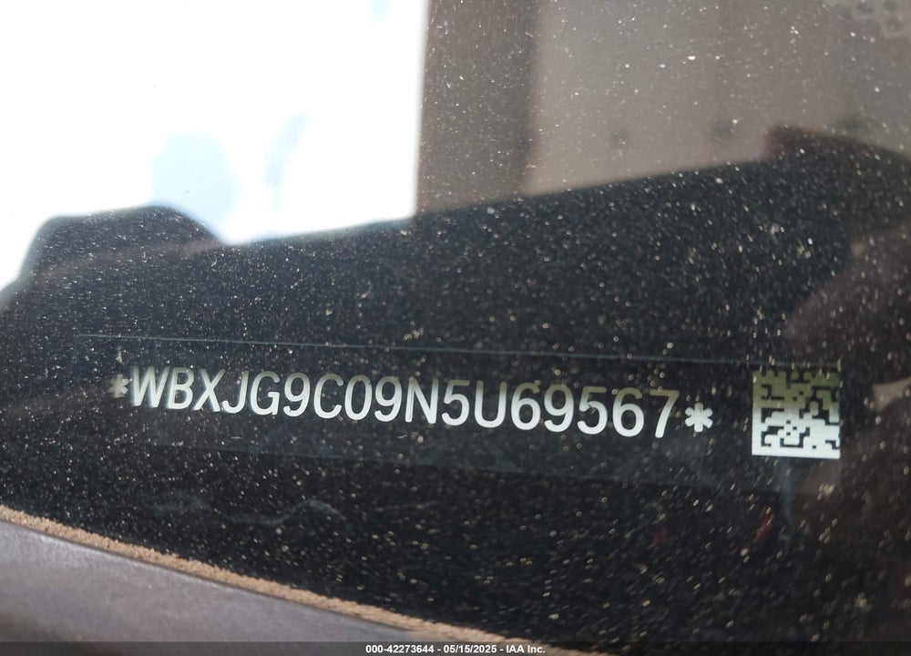 2022 BMW X1 VIN: WBXJG9C09N5U69567