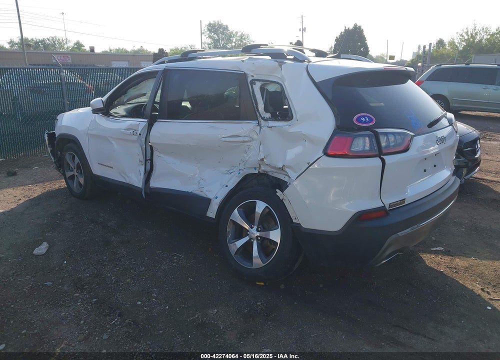 2019 JEEP CHEROKEE LIMITED FWD VIN: 1C4PJLDX9KD110531