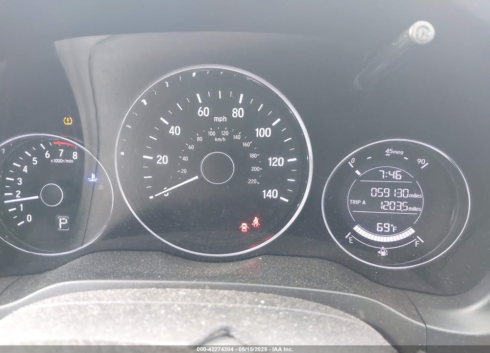 2019 HONDA HR-V VIN: 3CZRU5H39KG703872