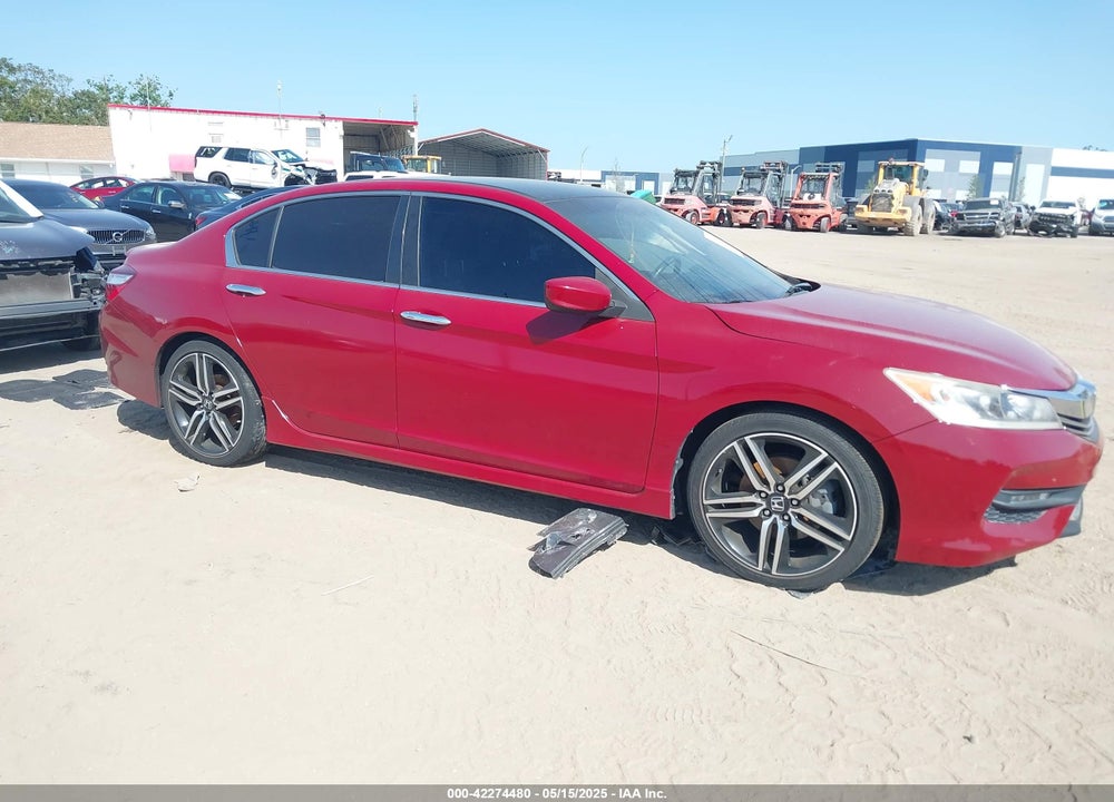 2016 HONDA ACCORD SPORT VIN: 1HGCR2F55GA064638