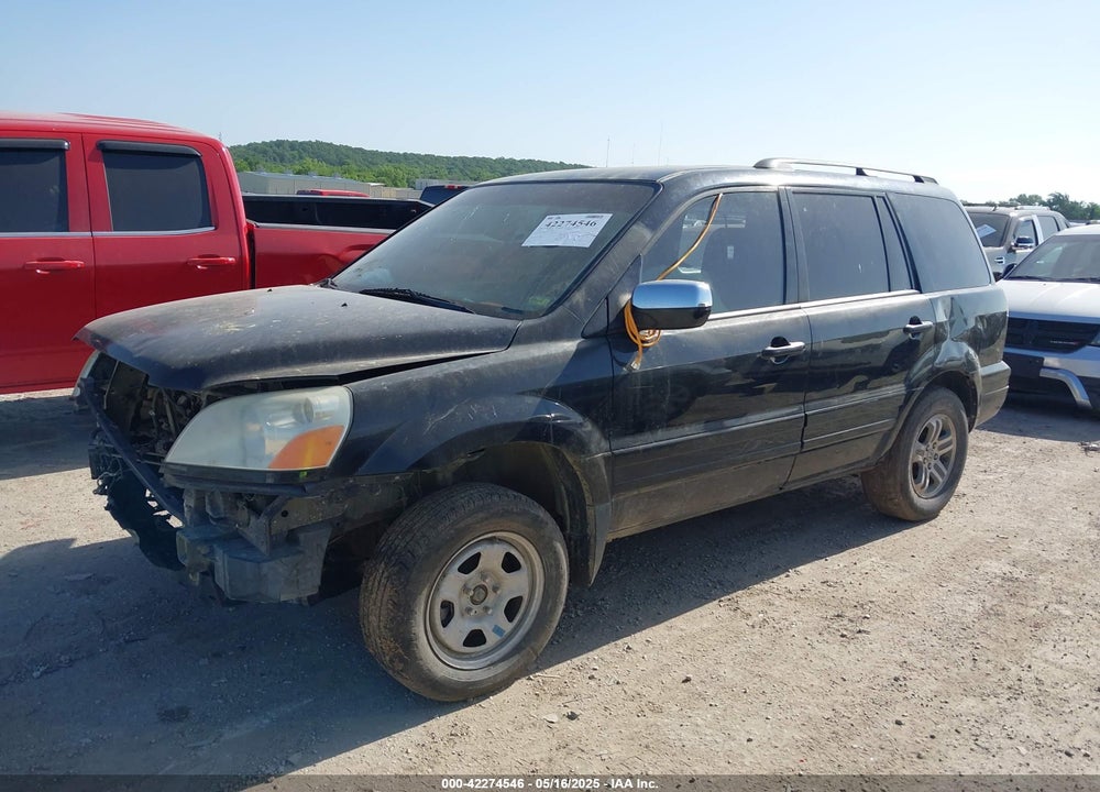 2004 HONDA PILOT EX-L VIN: 2HKYF186X4H526158