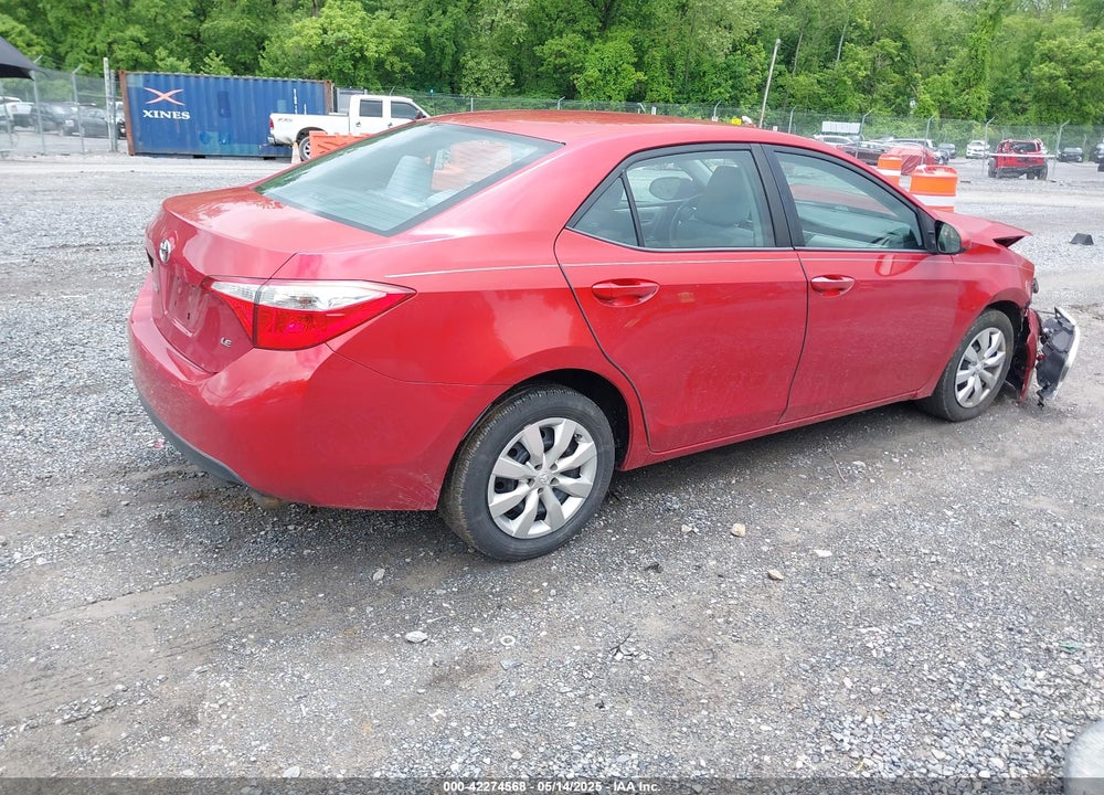 2015 TOYOTA COROLLA VIN: 2T1BURHEXFC301228