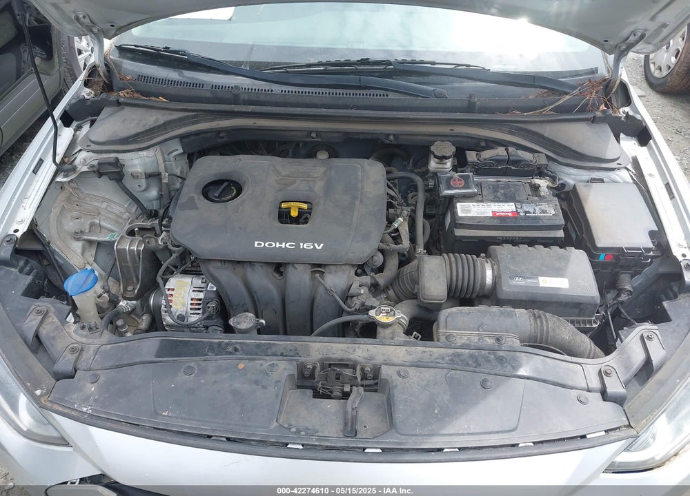 2017 HYUNDAI ELANTRA VIN: 5NPD74LF1HH175974