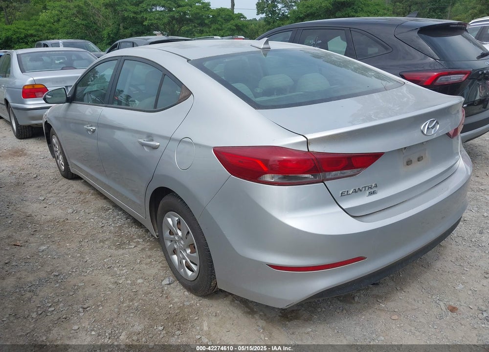 2017 HYUNDAI ELANTRA VIN: 5NPD74LF1HH175974