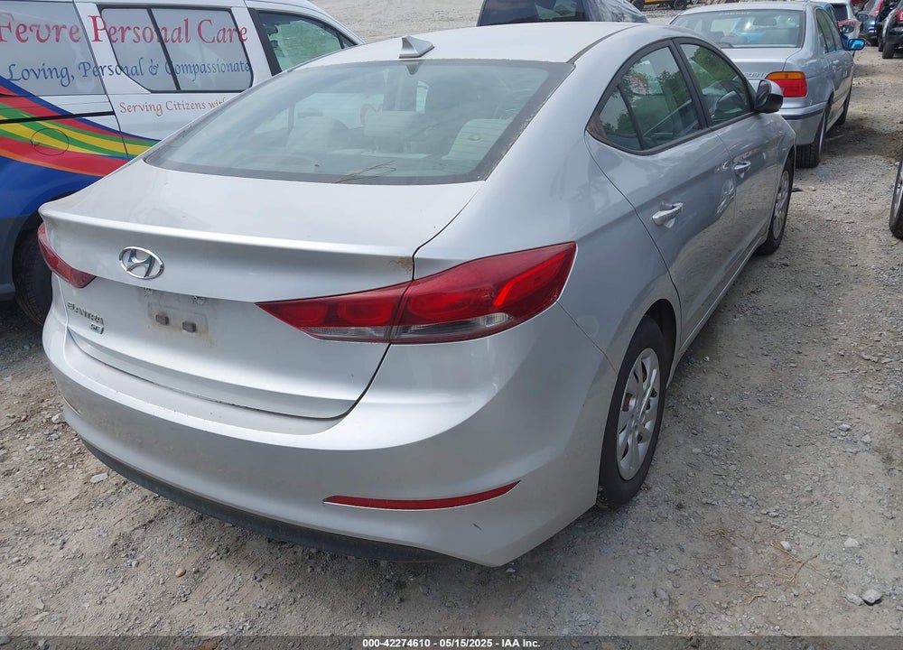 2017 HYUNDAI ELANTRA VIN: 5NPD74LF1HH175974