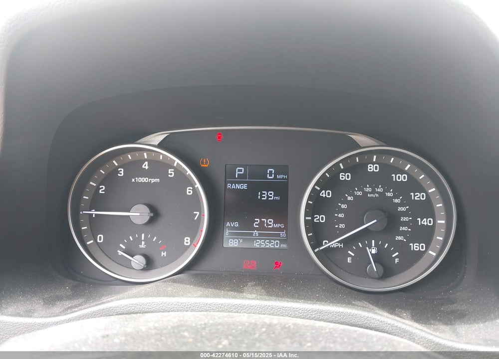 2017 HYUNDAI ELANTRA VIN: 5NPD74LF1HH175974
