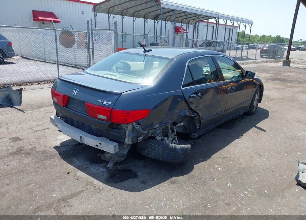 2005 HONDA ACCORD HYBRID VIN: JHMCN36455C003233