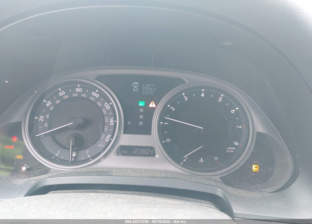 2008 LEXUS IS VIN: JTHBK262682074707