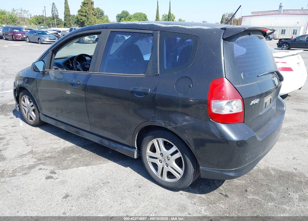 2007 HONDA FIT VIN: JHMGD38607S021022