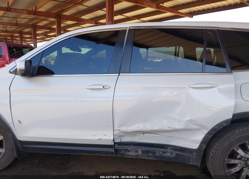 2021 HONDA PILOT AWD EX VIN: 5FNYF6H39MB075483
