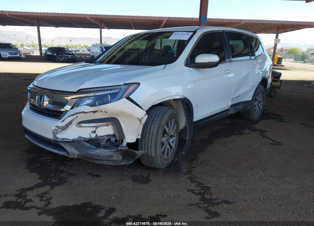 2021 HONDA PILOT AWD EX VIN: 5FNYF6H39MB075483