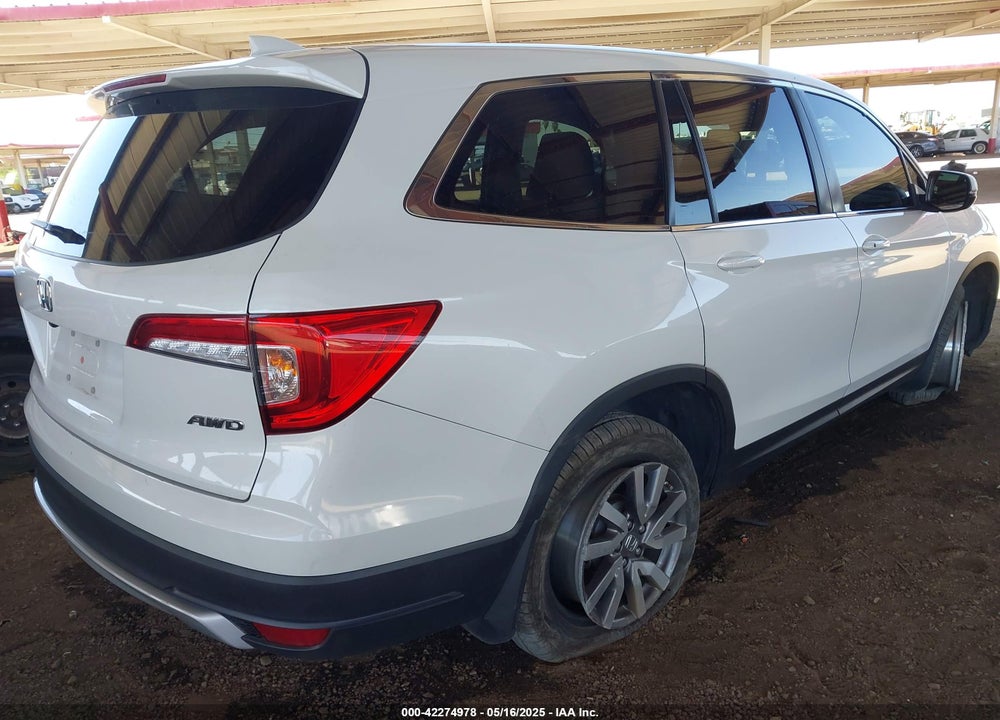 2021 HONDA PILOT AWD EX VIN: 5FNYF6H39MB075483