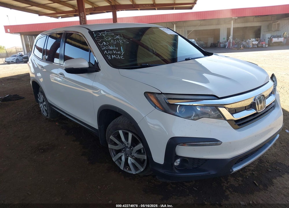2021 HONDA PILOT AWD EX VIN: 5FNYF6H39MB075483