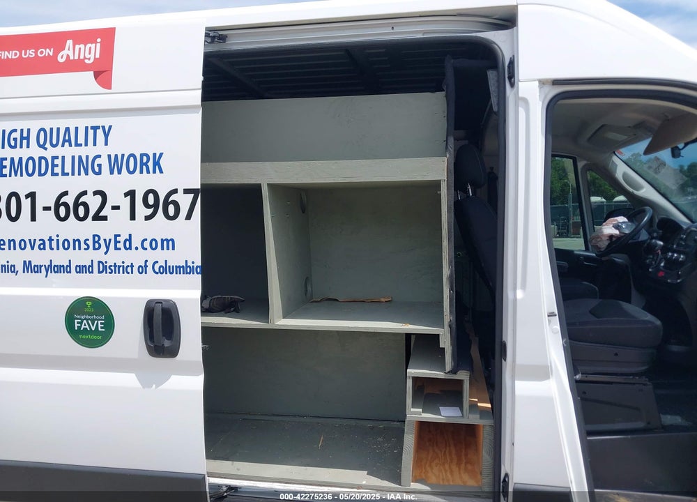 2020 RAM PROMASTER 1500 HIGH ROOF 136 WB VIN: 3C6TRVBG0LE127103