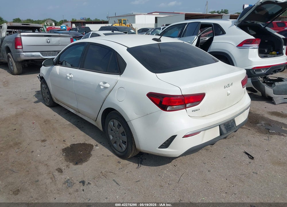 2022 KIA RIO S VIN: 3KPA24AD4NE478606