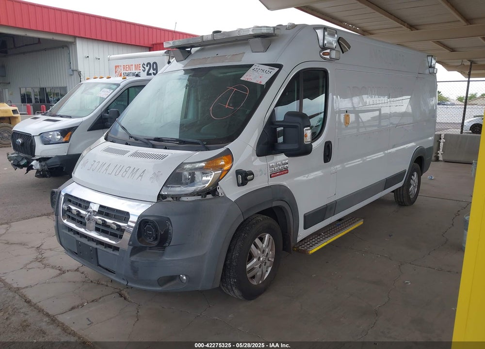 2016 RAM PROMASTER 3500 HIGH ROOF VIN: 3C6URVHG7GE114723