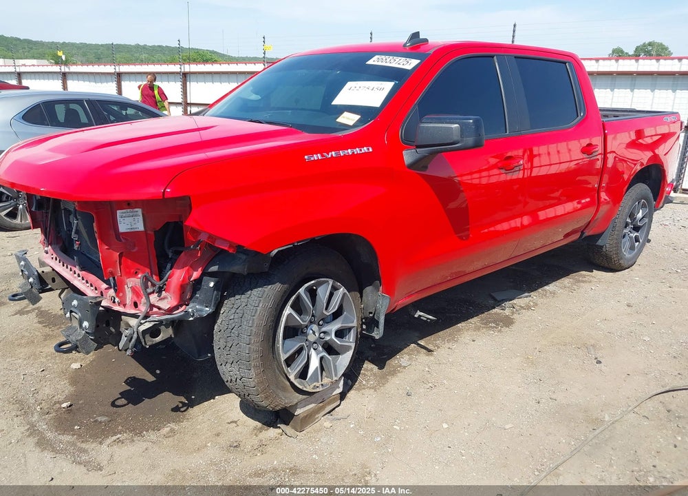 2021 CHEVROLET SILVERADO 1500 4WD SHORT BED RST VIN: 3GCUYEED3MG271364