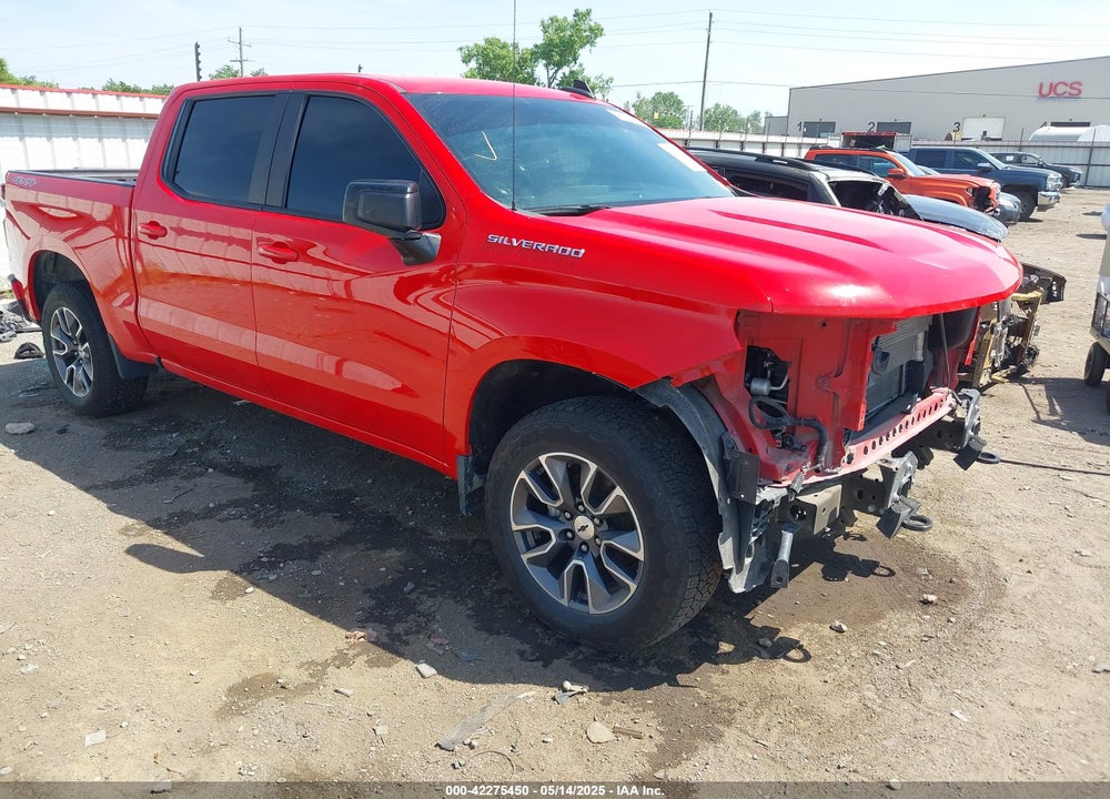 2021 CHEVROLET SILVERADO 1500 4WD SHORT BED RST VIN: 3GCUYEED3MG271364