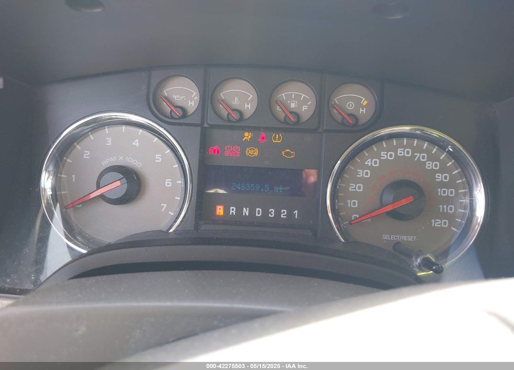 2009 FORD F-150 XL/XLT VIN: 1FTRW12849FB25205