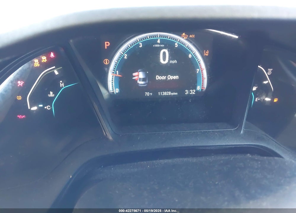 2019 HONDA CIVIC VIN: 2HGFC2F66KH582629