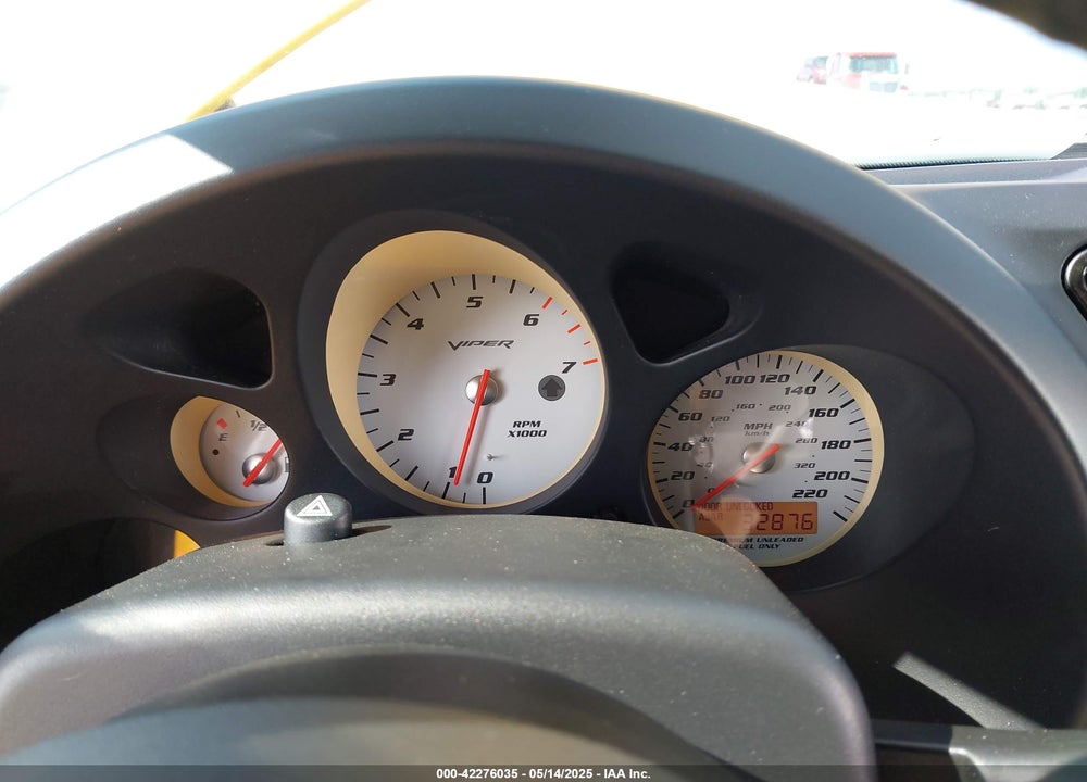 2005 DODGE VIPER SRT10 VIN: 1B3JZ65Z55V500798