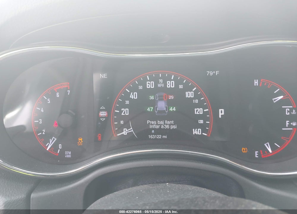 2015 DODGE DURANGO VIN: 1C4SDHCTXFC695032