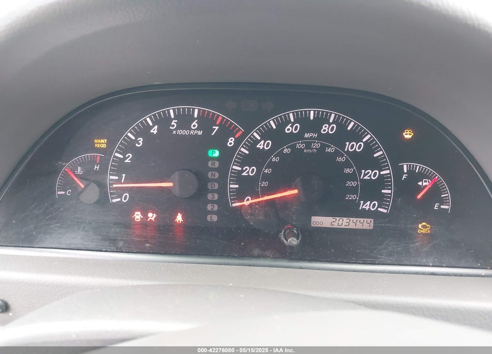 2005 TOYOTA CAMRY LE V6 VIN: 4T1BF30K05U620238