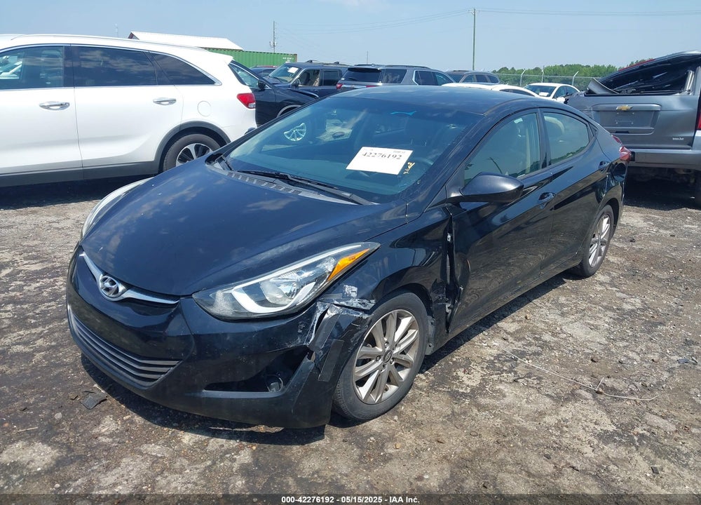 2014 HYUNDAI ELANTRA VIN: 5NPDH4AE5EH541146
