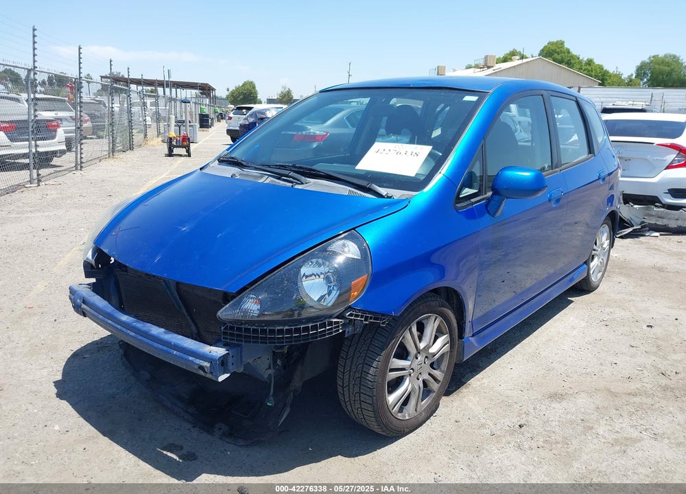 2007 HONDA FIT SPORT VIN: JHMGD38667S055711