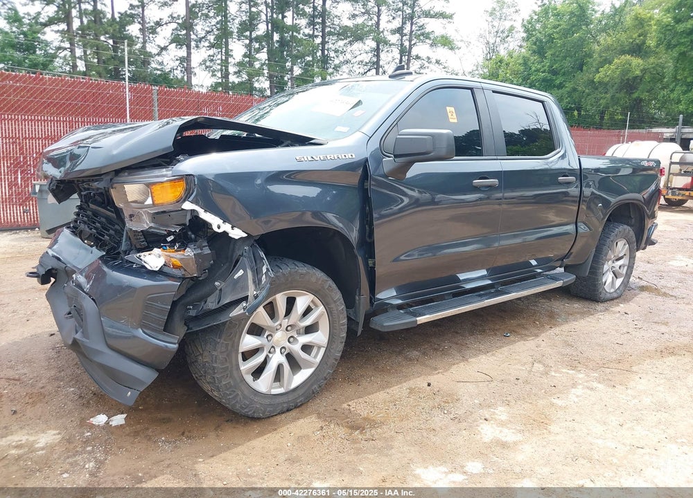 2019 CHEVROLET SILVERADO 1500 CUSTOM VIN: 3GCUYBEF0KG154211