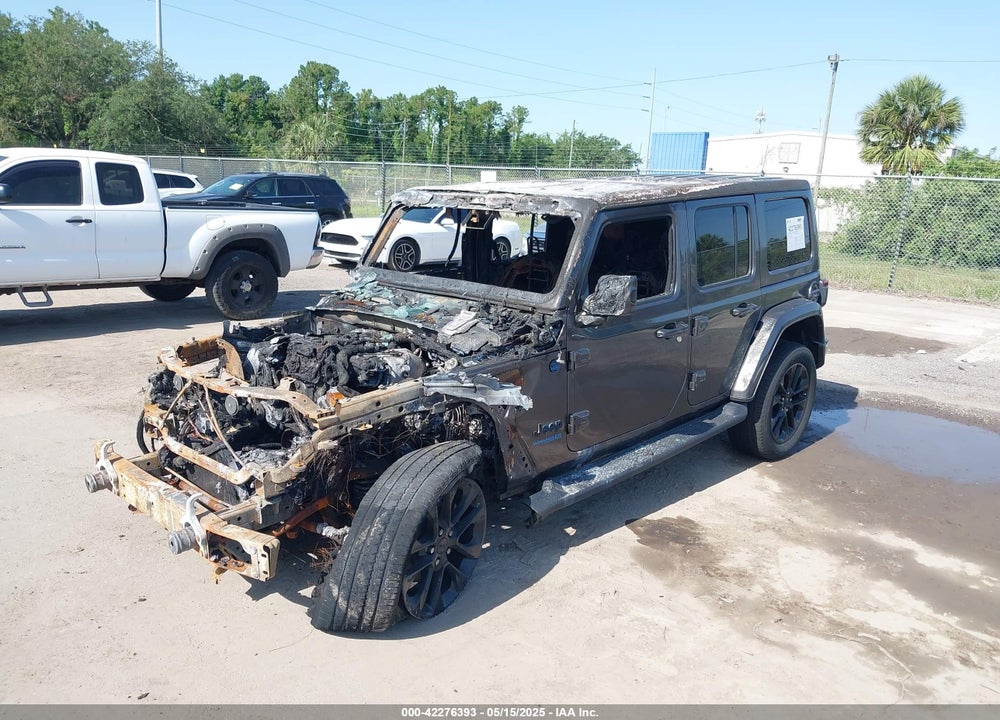 2021 JEEP WRANGLER 4XE UNLIMITED HIGH ALTITUDE 4X4 VIN: 1C4JJXP60MW643293