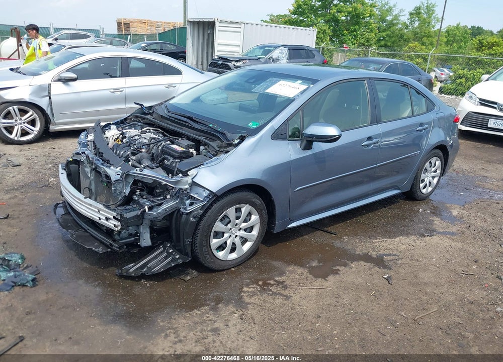 2022 TOYOTA COROLLA LE VIN: JTDEPMAE4N3004674