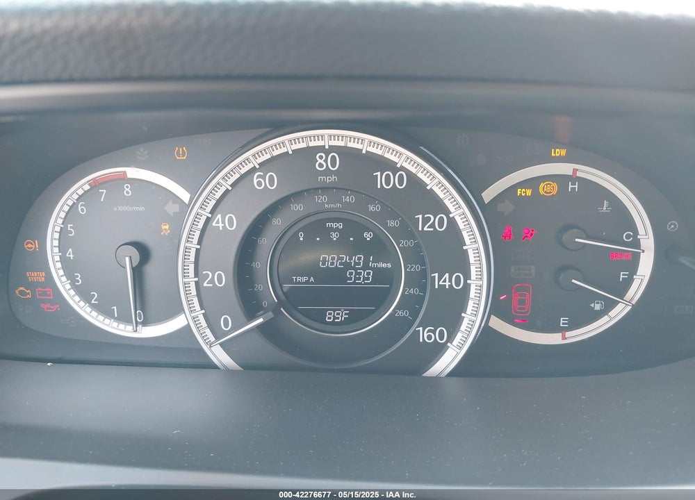 2015 HONDA ACCORD VIN: 1HGCR3F80FA018424