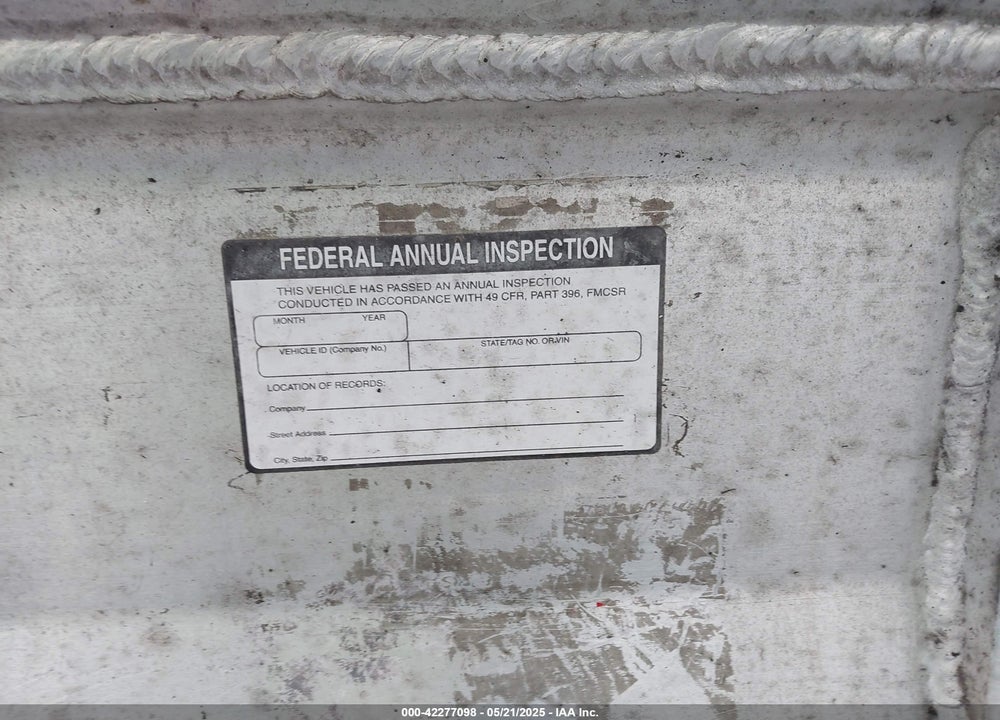 2008 MAC TRAILER MFG DUMP TRAILER VIN: 5MADN40238A015277