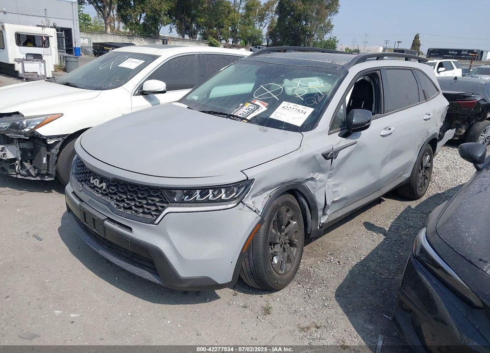 2022 KIA SORENTO X-LINE S VIN: 5XYRLDLC9NG147897