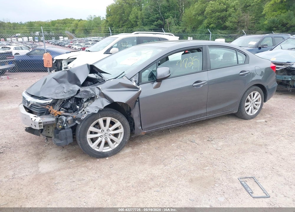 2012 HONDA CIVIC VIN: 19XFB2F97CE023339