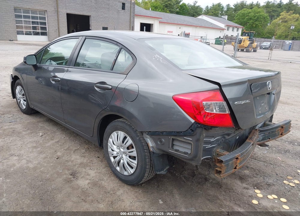 2012 HONDA CIVIC LX VIN: 19XFB2F50CE372209