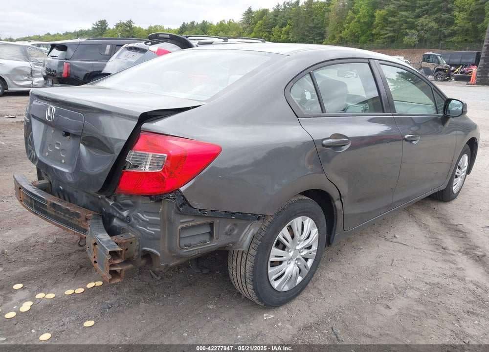 2012 HONDA CIVIC LX VIN: 19XFB2F50CE372209