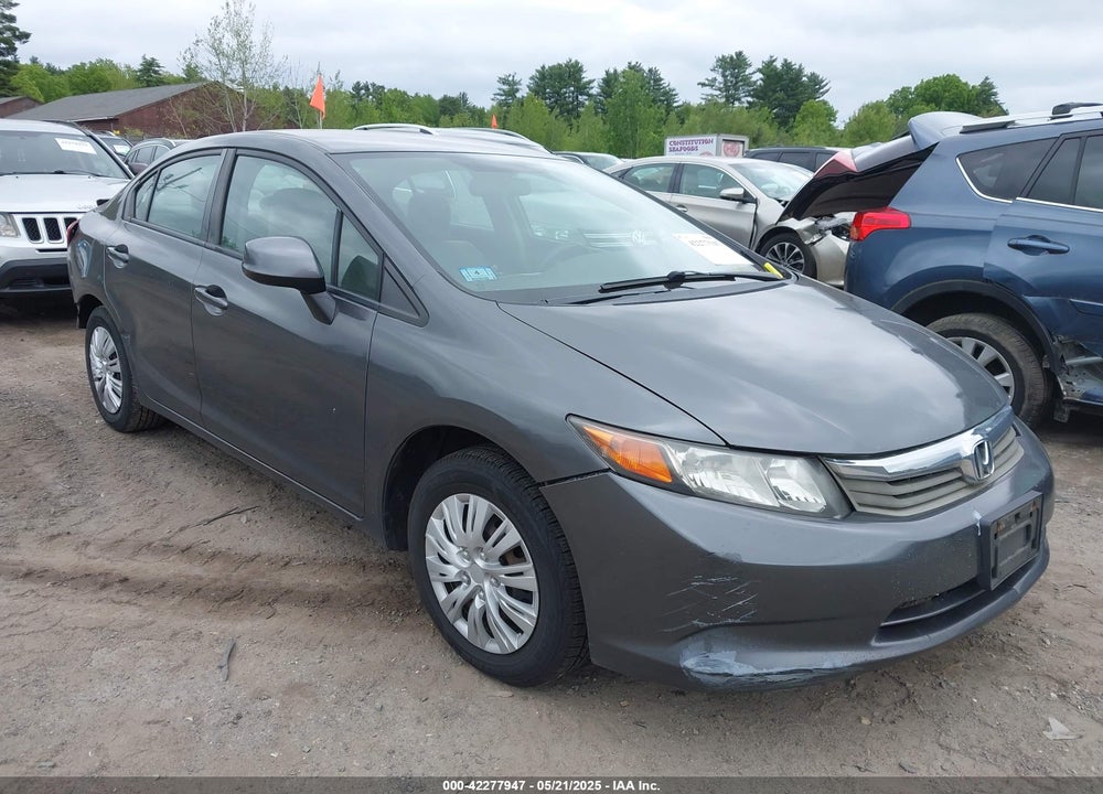 2012 HONDA CIVIC LX VIN: 19XFB2F50CE372209